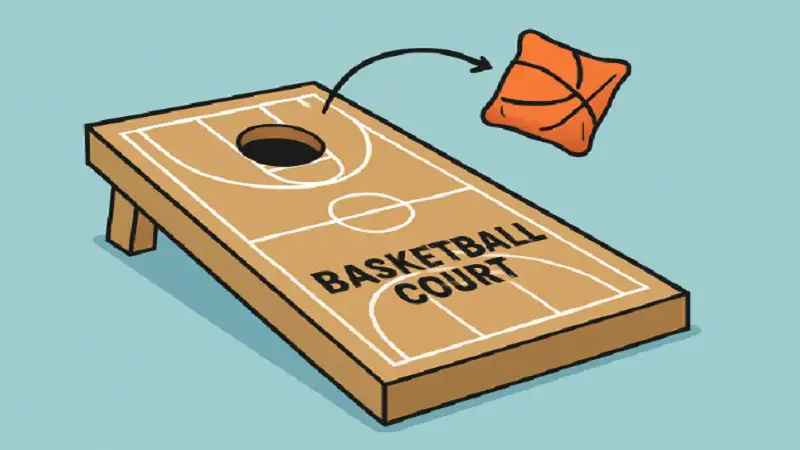 A Slam Dunk in Fun: Designing Your Own Basketball-Themed Cornhole Board